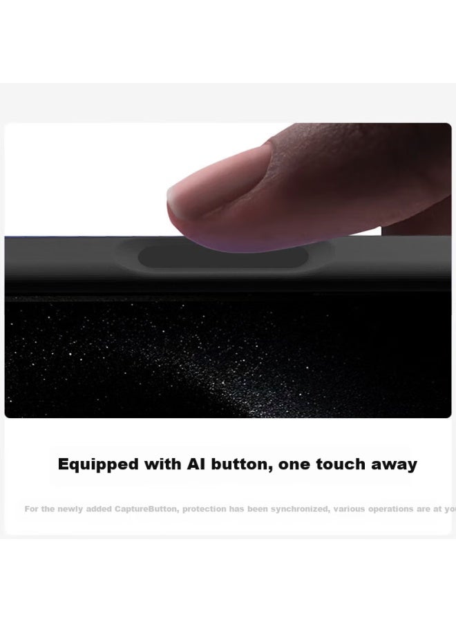 Xuanka Ai Camera Button Full Coverage Case For Apple Iphone 16, Magnetic Adsorption Charging, Iphone 16 Protective Cover With Lens Film, Full Coverage Anti-Drop Anti-Yellow Liquid Silicone Magsafe - Image 2