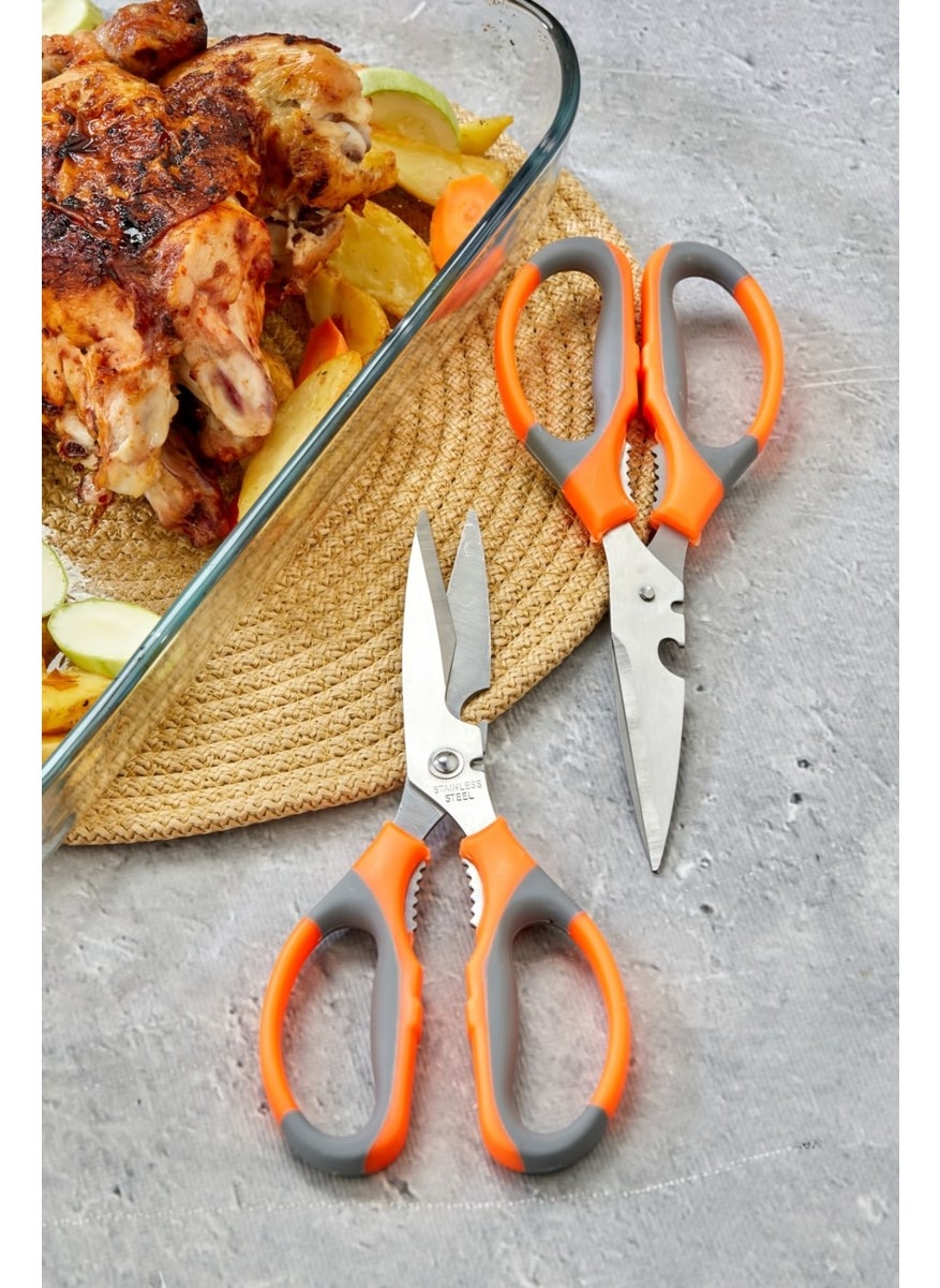 Cooker Kitchen Pastry Chicken Scissors With Opener  - Image 1