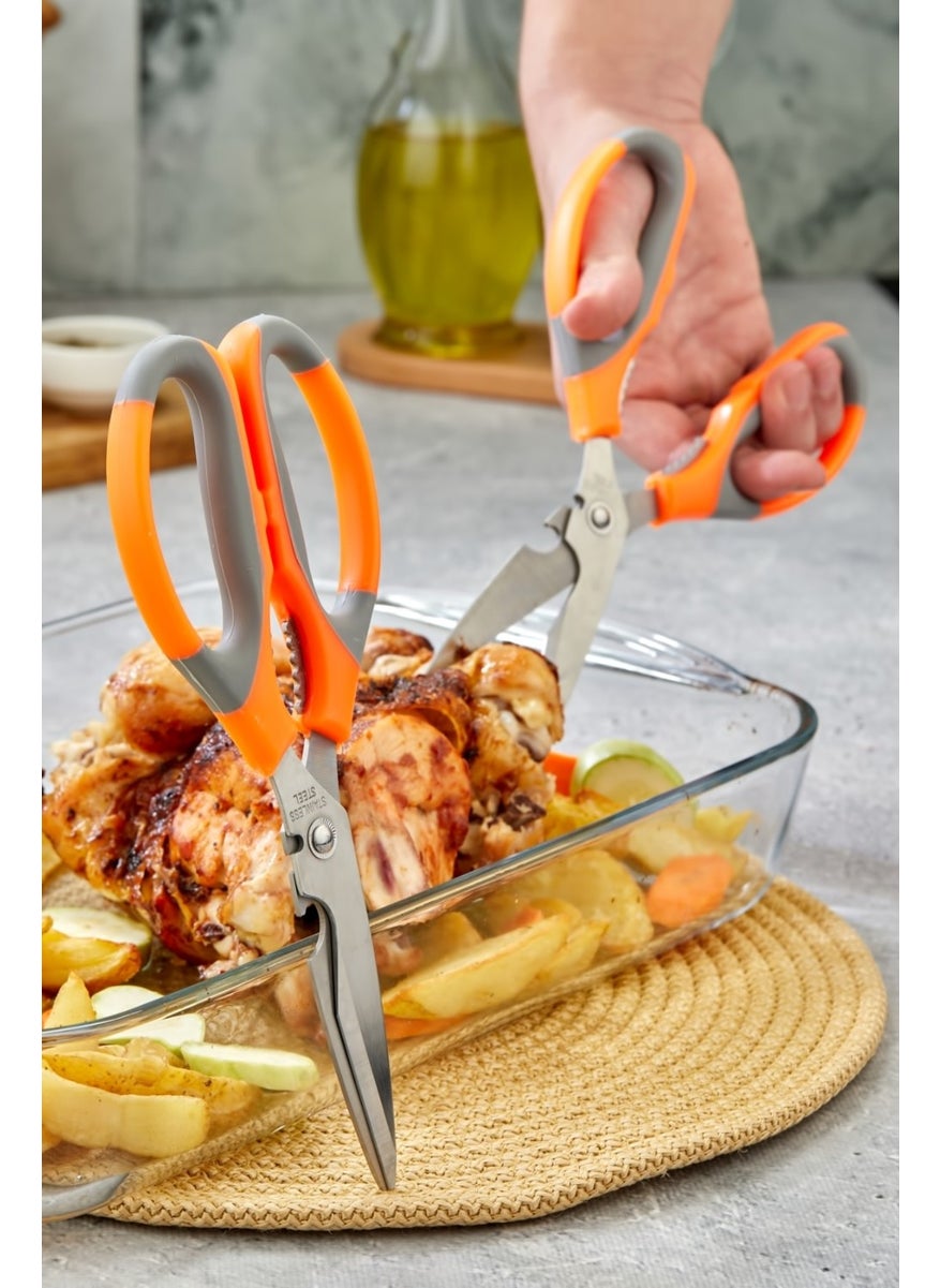 Cooker Kitchen Pastry Chicken Scissors With Opener  - Image 3