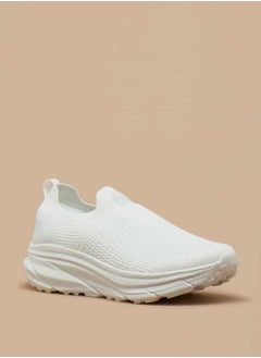 Women Mesh Textured Slip-On Sports Shoes