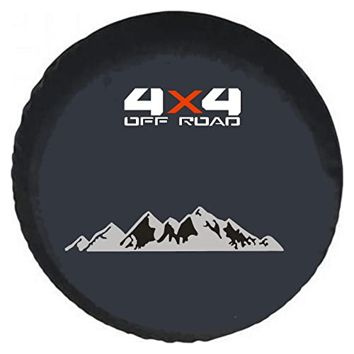 Tribones for Jeep Grand Cherokee, Defender, Hummer H2, Ford Raptor F150, Ford Bronco Spare Tire Cover, Spare Wheel Cover Protector (XXL, 315/70R17, 285/75R17) - Image 1