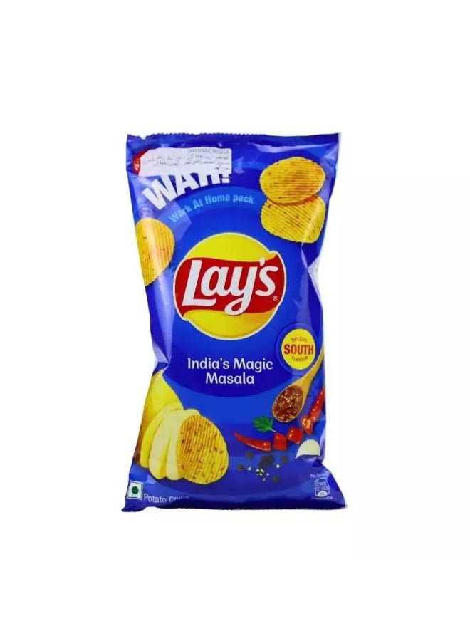 Lay's Lays Indias Magic Masala Potato Chips Special South Flavour- 90gms  - Image 1