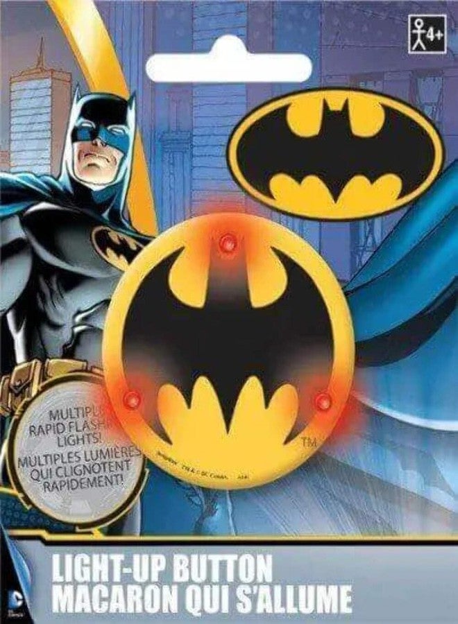Batman Light-Up Button, Party Favor