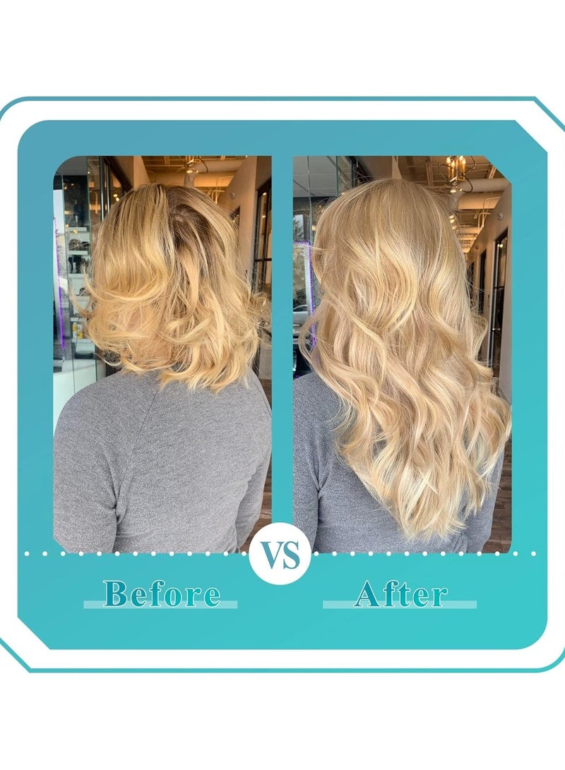 إستيل شريط تمديد شعر طبيعي، شريط شعر ريمي مستقيم سلس في وصلات شعر (20 قطعة/50 جم-24 بوصة) - Image 5