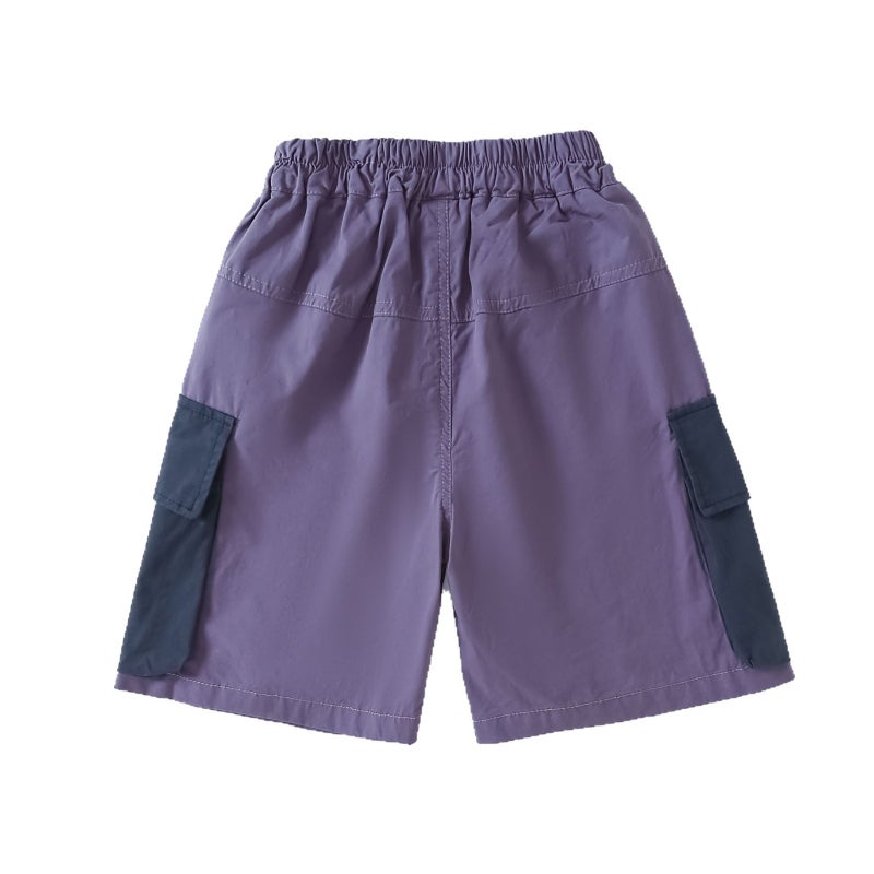Children'S Cargo Pants Japanese Style Casual Shorts Loose Large Size Knee-Length Shorts 2026 Summer Sports Mid-Length Pants - Image 5