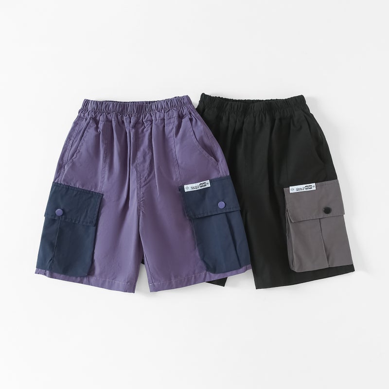 Children'S Cargo Pants Japanese Style Casual Shorts Loose Large Size Knee-Length Shorts 2026 Summer Sports Mid-Length Pants - Image 2