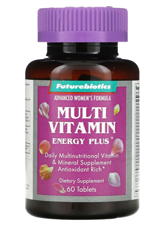 Futurebiotics Advanced Women's Formula Multi Vitamin Energy Plus 60 Tablets