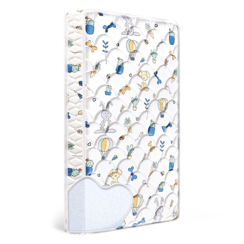 Letmxiu Premium 5" Crib Mattress and Toddler Mattress, Dual-Sided and Firm, Hypoallergenic Crib Mattress, Fits Standard Full-Size Crib and Toddler Bed - Image 1