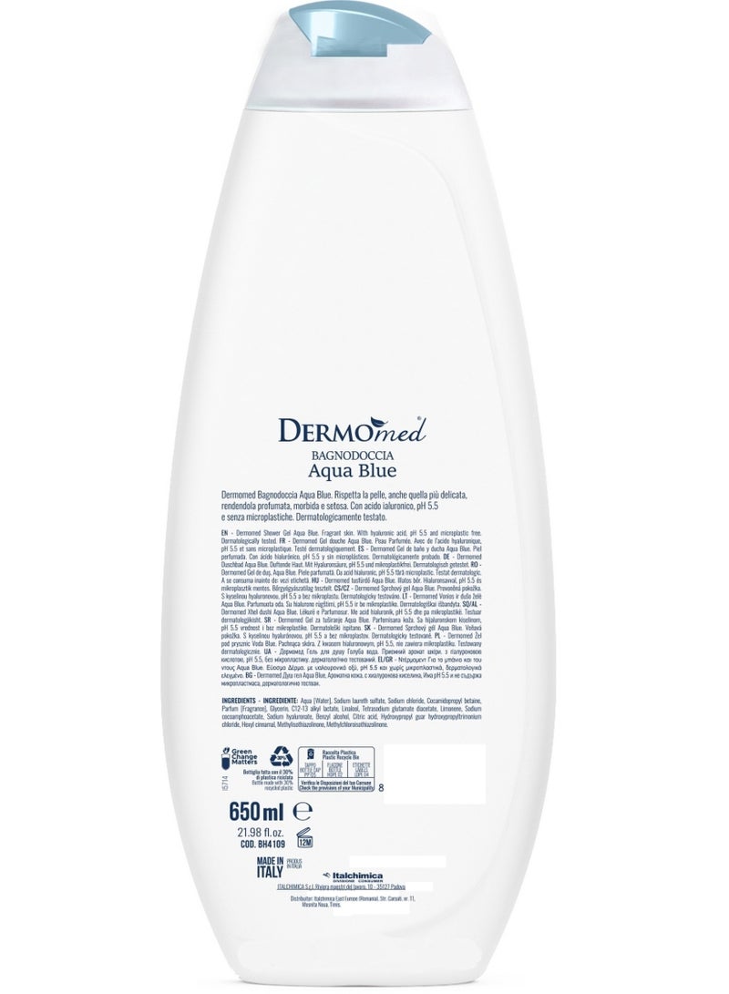 Dermomed Shower Gel Aqua Blue 650 ML - Image 2