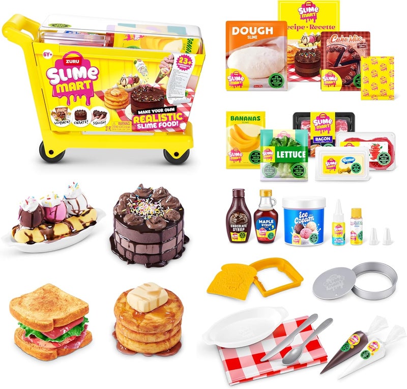 ZURU Slime Mart Shopping Cart Playset – Mini Shopping Cart, Series 1 - Image 1