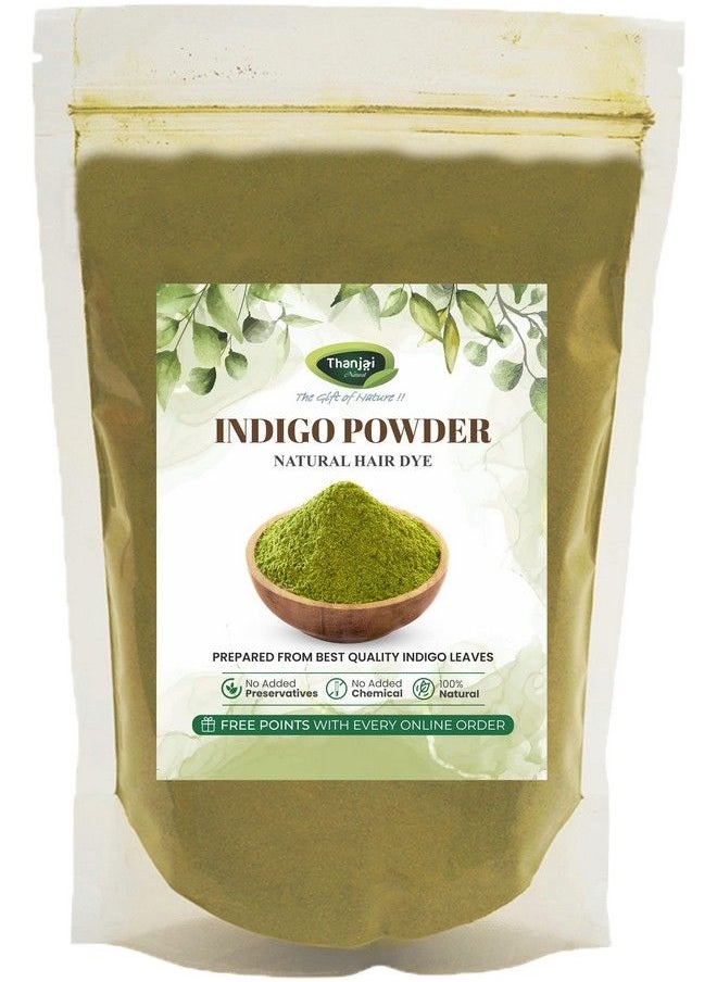 Thanjai Natural بودرة النيلة للشعر الأسود (500 جرام)  - Image 2