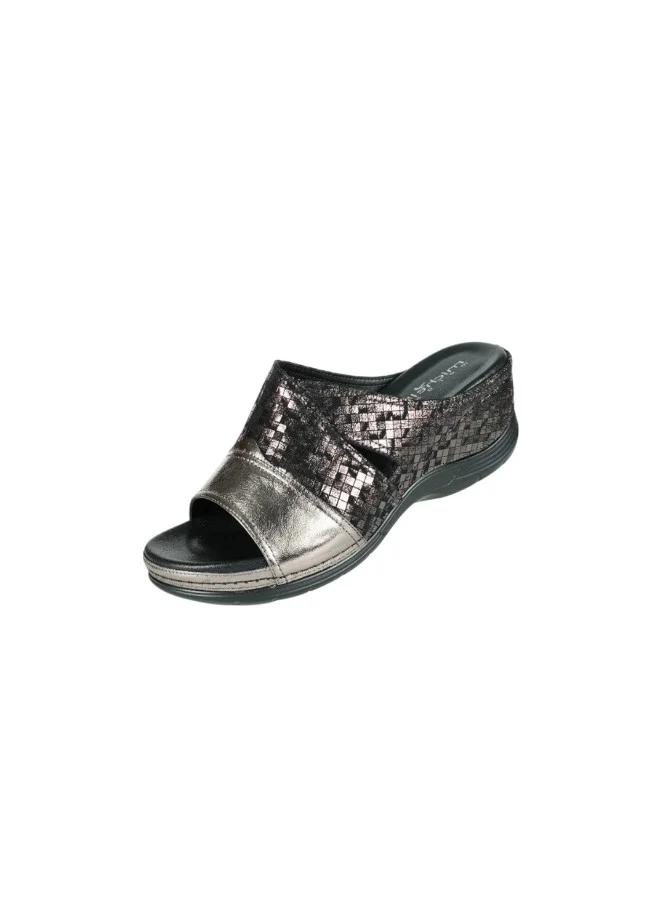 ميشيل مورجان 092-2879 Michelle Morgan Ladies Wedge Heel Sandals 2407-30 Pewter
