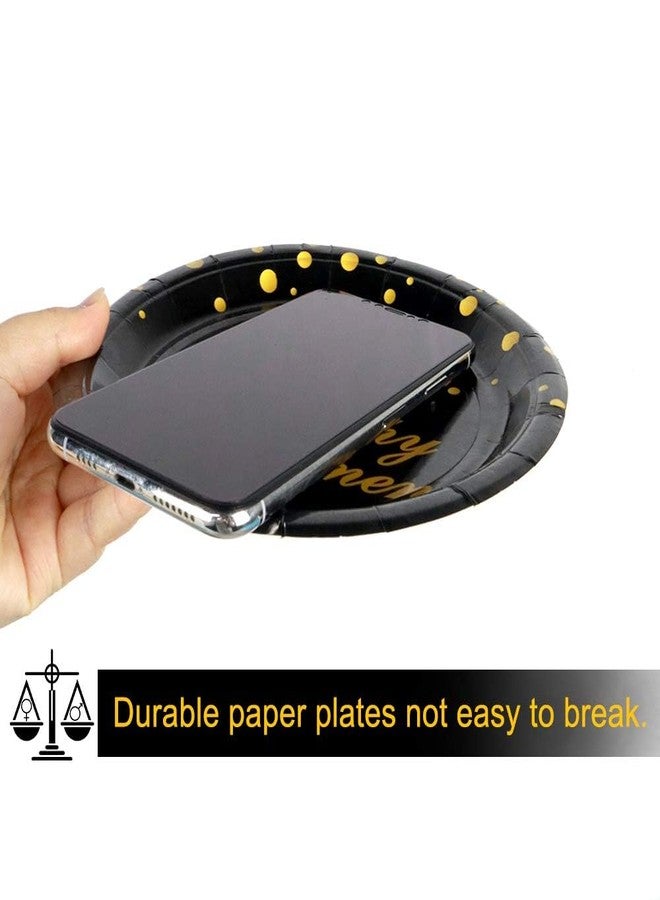 Pandecor Retirement Party Supplies,48 PCS Happy Retirement Disposable 7 Inch Paper Plates Dessert Plates - Image 5