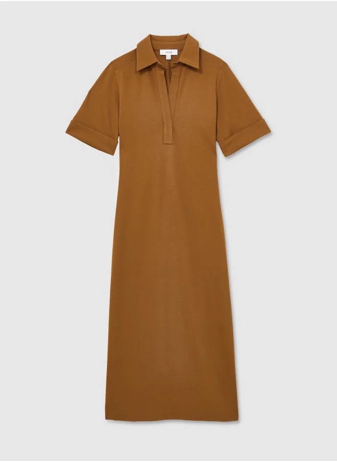 REISS Jersey Collared Bodycon Dress
