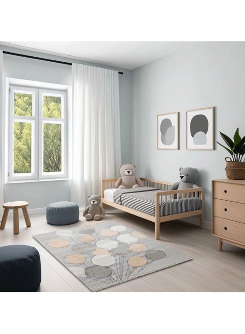 Lafita Kids Carpet with Fun Illustrations and Modern Design – Perfect for Children’s Rooms 1.60X1.60 Multicolor