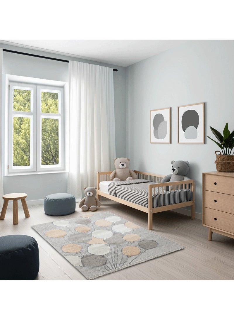 Lafita Kids Carpet with Fun Illustrations and Modern Design – Perfect for Children’s Rooms 1.60X1.60 Multicolor