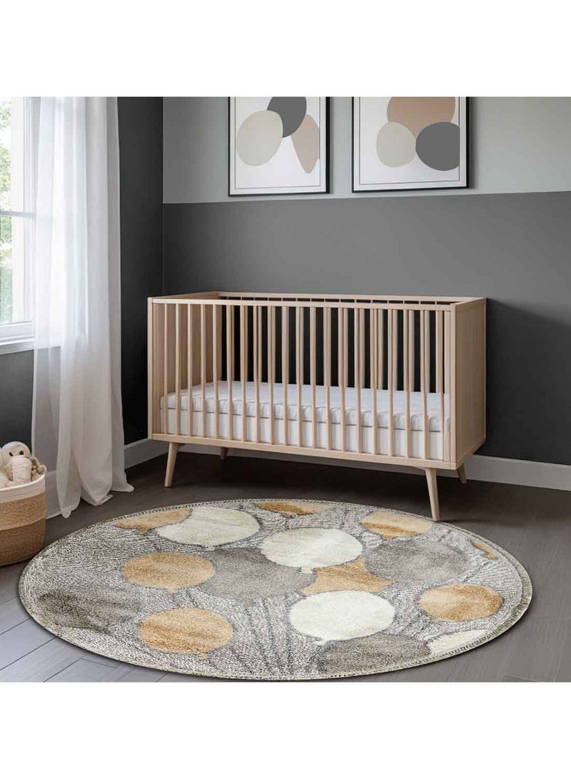 Lafita Kids Carpet with Fun Illustrations and Modern Design – Perfect for Children’s Rooms 1.60X1.60 Multicolor