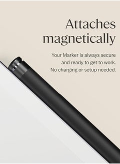 Remarkable reMarkable Marker Plus for reMarkable 2 with Eraser | 9 Felt Replacement Tips | Tilt Sensitivity and 4096 Levels of Pressure Sensitivity |  - Image 4