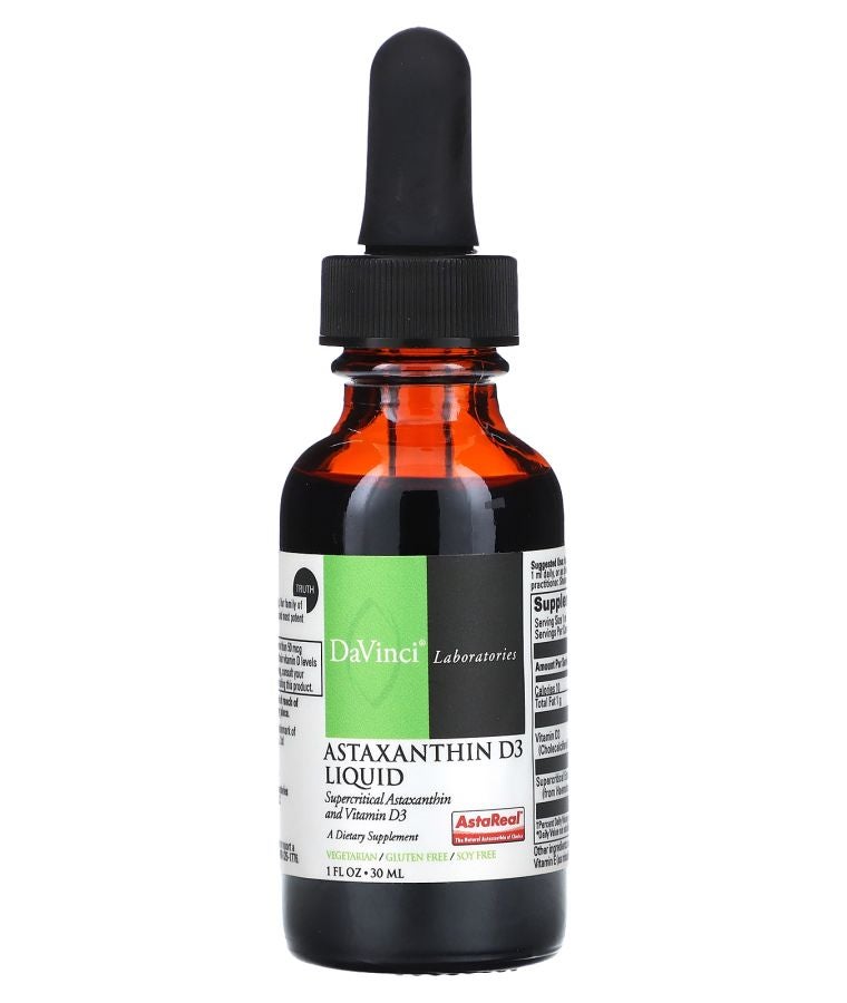 DaVinci Laboratories Astaxanthin D3 Liquid 1 fl oz (30 ml)