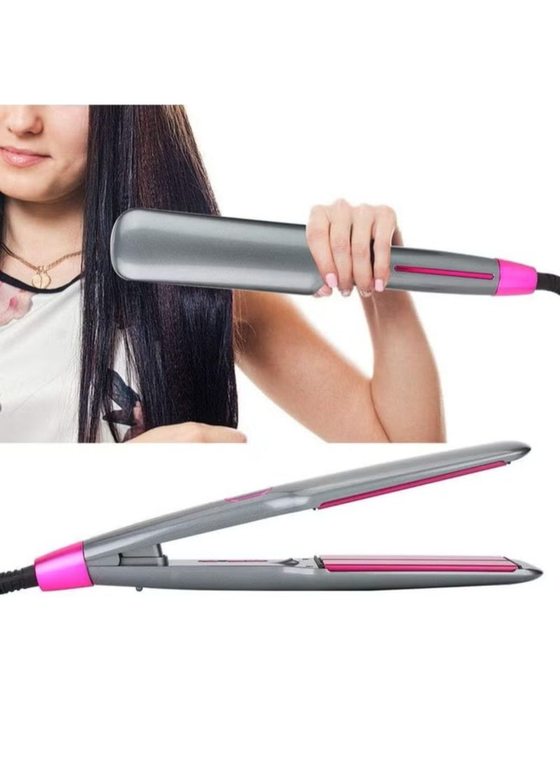 Denx High-quality ceramic hair straightener, electric hair straightener with infrared anion LED coating, professional fast heating tourmaline ceramic hair straightener, hair styling tool - Image 4