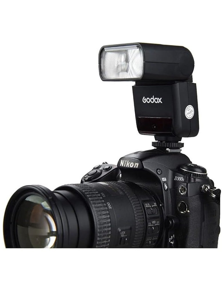 TT350N Speedlite Camera Flash for Nikon 2.4G Wireless X System 1/8000s TTL HSS Mini 2500mAh Lithium Battery 0.1~2.2s Recycle Time Gehörena D800 D700 D7100 D7000 D5200