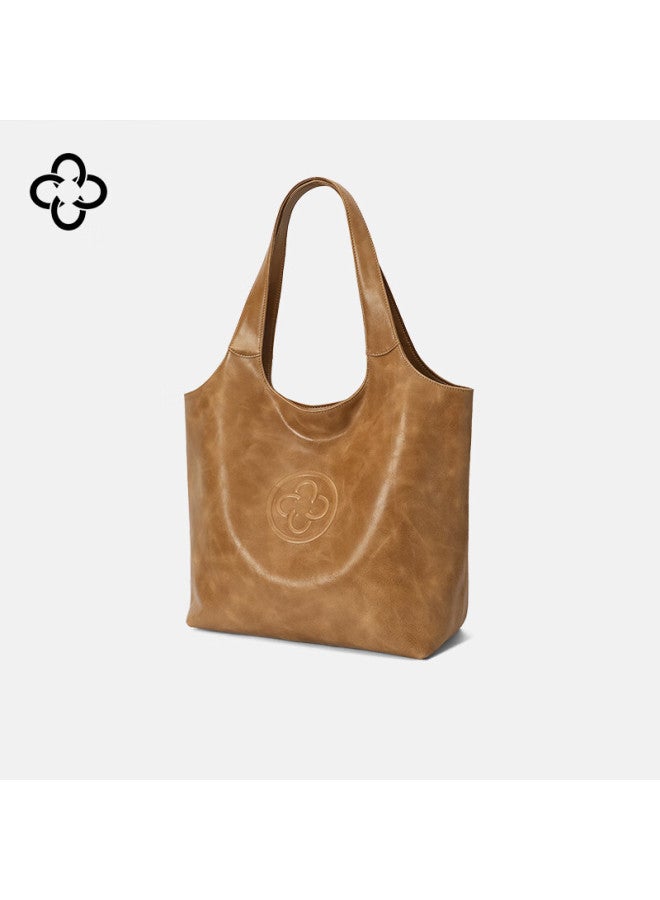 Cassile Women's Handbag , Tote Bag, Vegetable Tanned Top-grain Leather, Large Capacity, Luxury Shoulder Bag - Image 5
