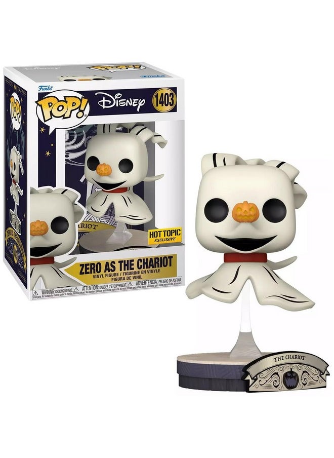 Funko Pop! Disney: TNBC The Nightmare Before Christmas - Zero as The Chariot (Hot Topic Exclusive)  - Image 1