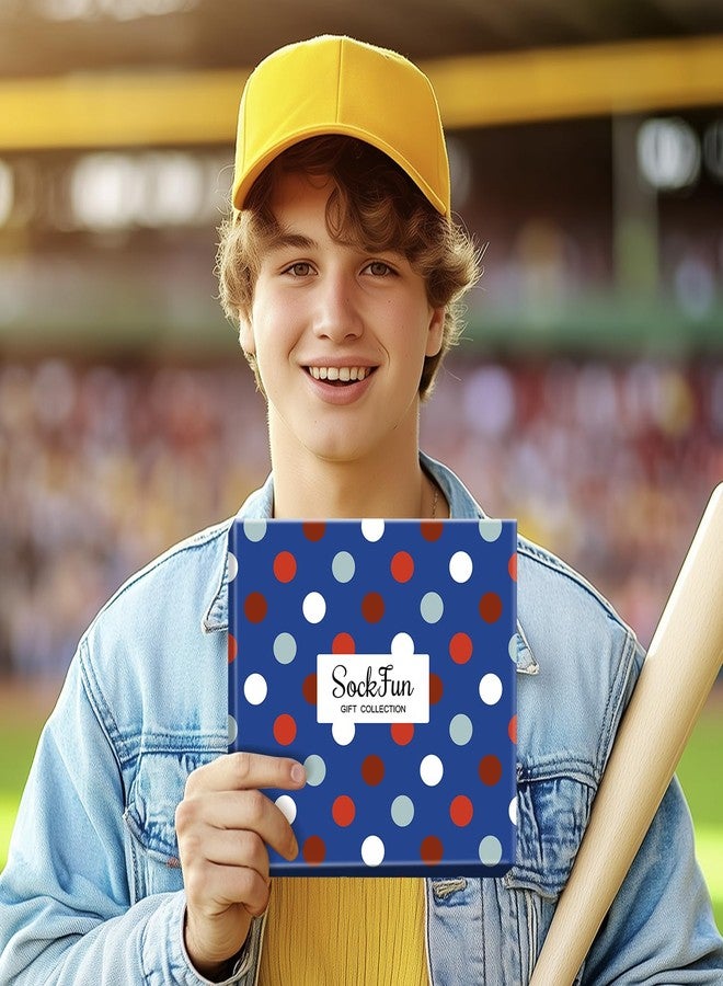 هدايا بيسبول للرجال والنساء - هدايا لمحبي الرياضة، جوارب بيسبول للأمهات والآباء، هدايا صغيرة تُوضع في جوارب عيد الميلاد - Image 2