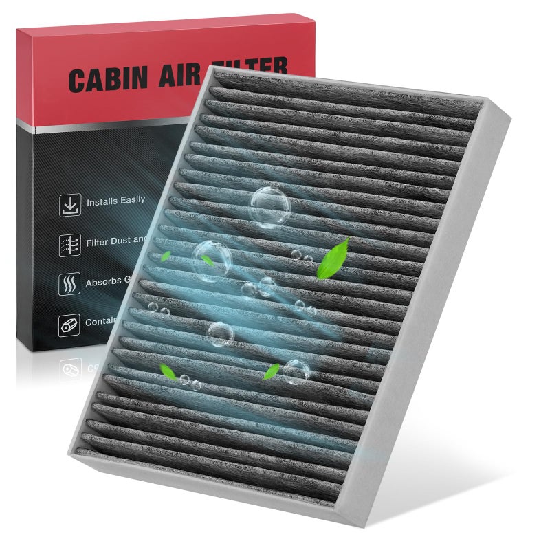 BDFHYK Cabin Air Filter with Activated Carbon Compatible with Ford Explorer 20112019 Flex 20092019 Taurus 20152019 Compatible with Lincoln MKT 20102019 MKS 20102016 Replace CF11176 - Image 3