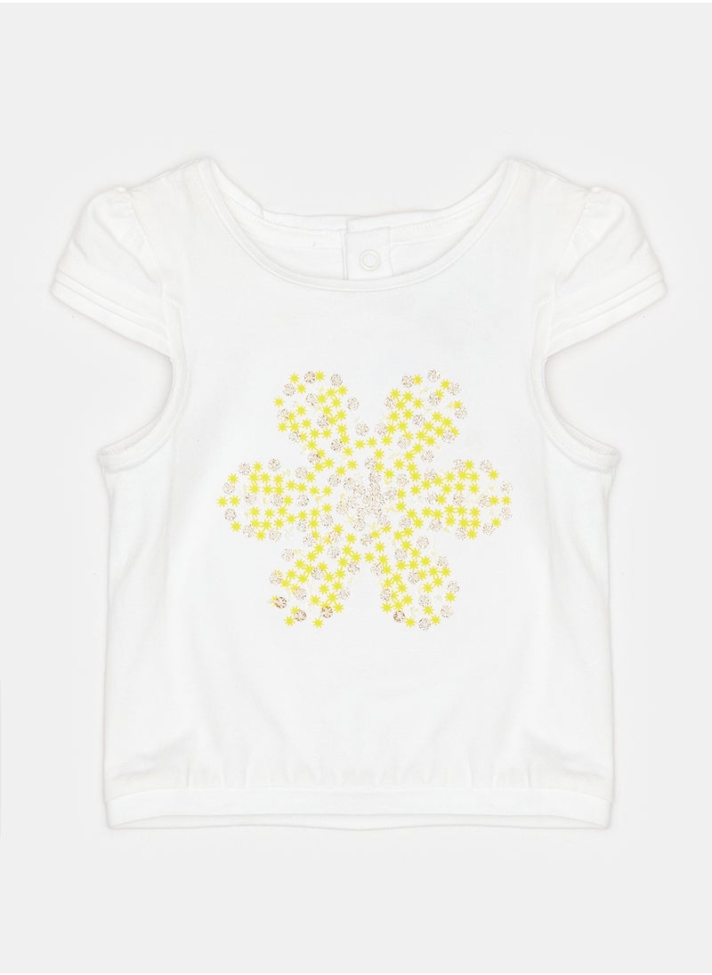 Okaidi OBaiBi By Okaidi Baby Girls T-Shirt  - Image 1