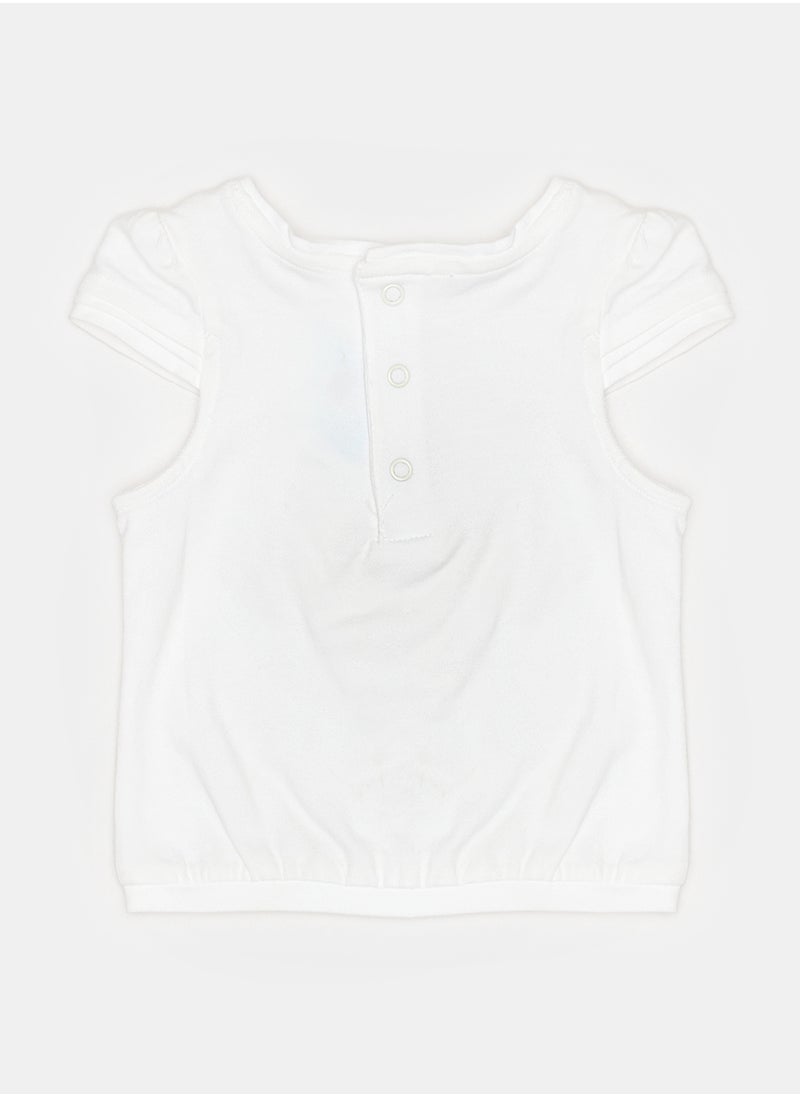 Okaidi OBaiBi By Okaidi Baby Girls T-Shirt  - Image 2