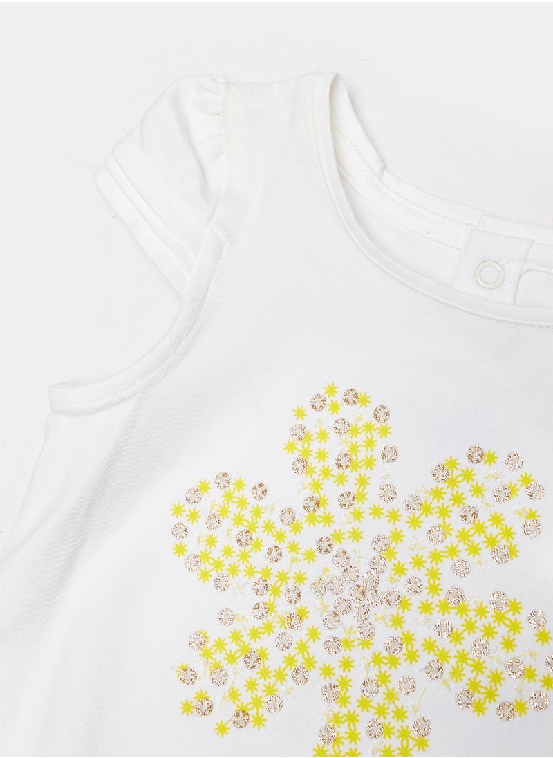 Okaidi OBaiBi By Okaidi Baby Girls T-Shirt  - Image 3
