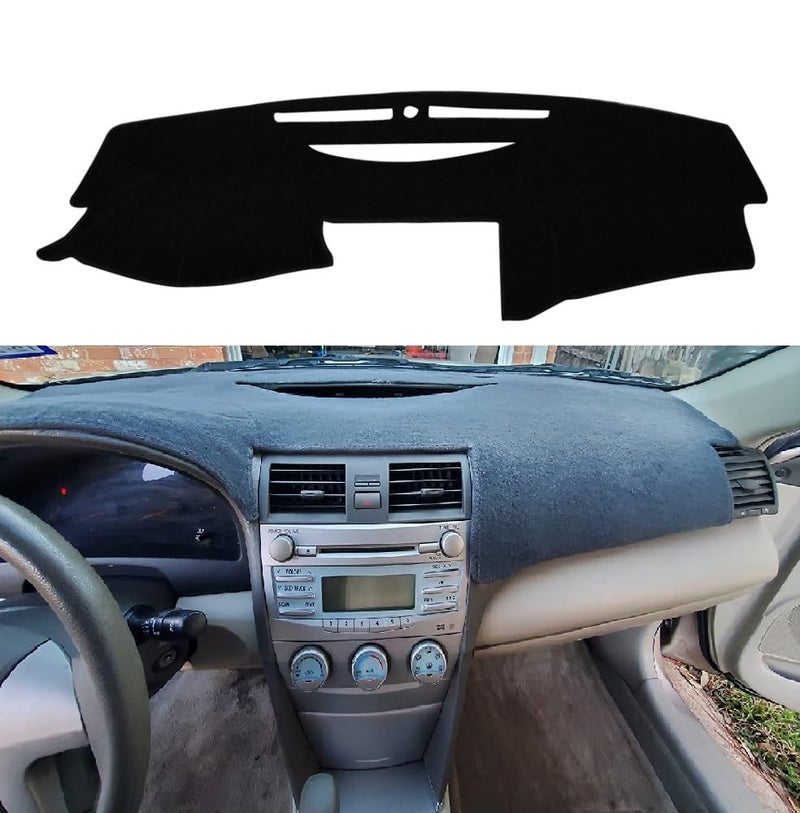 KEDAKEJI Car Carpet Dashboard Cover,Dash Cover Mat Compatible with Toyo ta Camry 2007 2008 2009 2010 2011 (Black) - Image 5