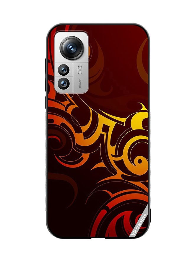 VR CREATIVE Protective Case Cover For Xiaomi 12 Pro Superman Tattoo Background Design Multicolour - Image 1