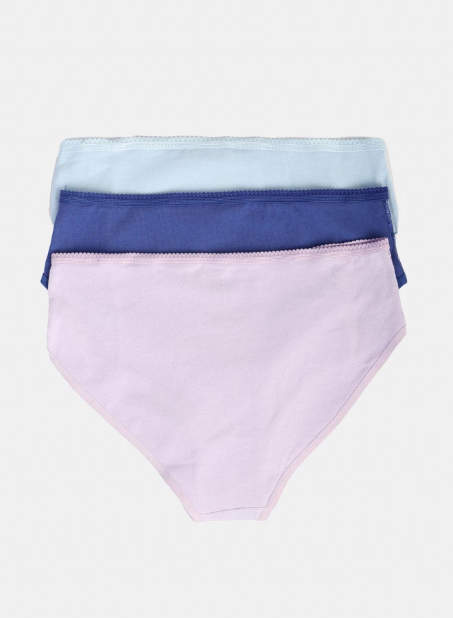 Carina Pack of 3 Colored Brief Panties  - Image 2