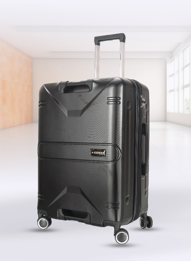 ستارجولد طقم حقائب سفر بعجلات من 3 قطع TPC عجلات جانبية صلبة مع قفل TSA - Image 3