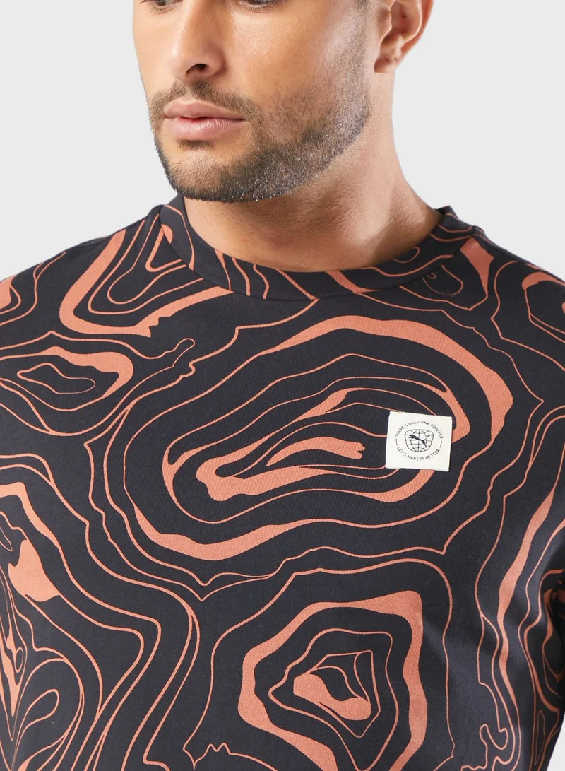 PUMA Classics Recollection Aop T-Shirt