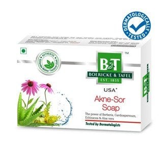 BT Boericke & Tafel Bt Akne-Sor Soap, 75 G - Pack Of 3