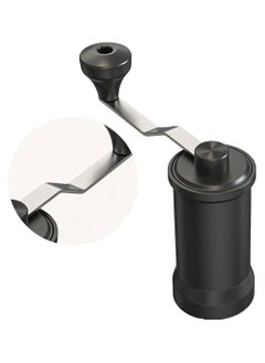 MIBRU Manual Coffee Grinder Stainless Steel Coffee Hand Grinder Adjustable Conical Burr with Cleaning Brush black  - Image 3