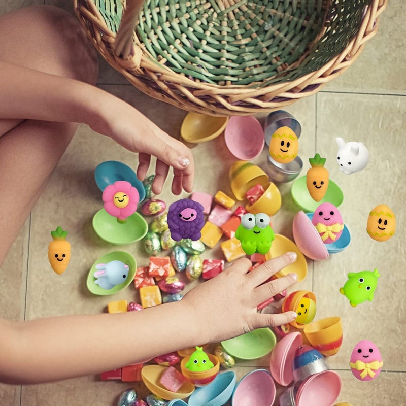 Jofan 36 PCS Easter Mochi Squishy Toys Stress Relief Squishies for Kids Boys Girls Toddlers Easter Basket Stuffers Egg Fillers Gifts Party Favors - Image 5