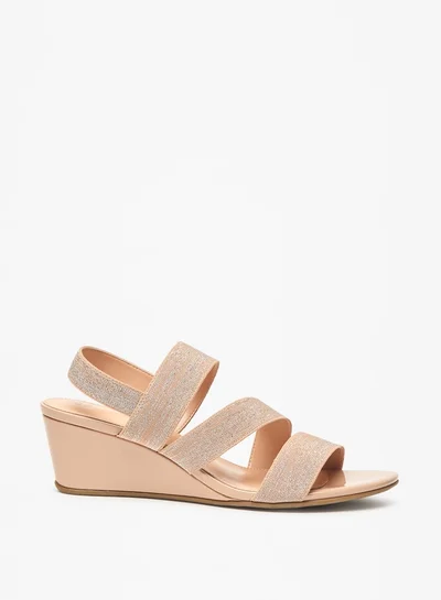 Celeste Women's Strappy Slip-On Sandals with Wedge Heels