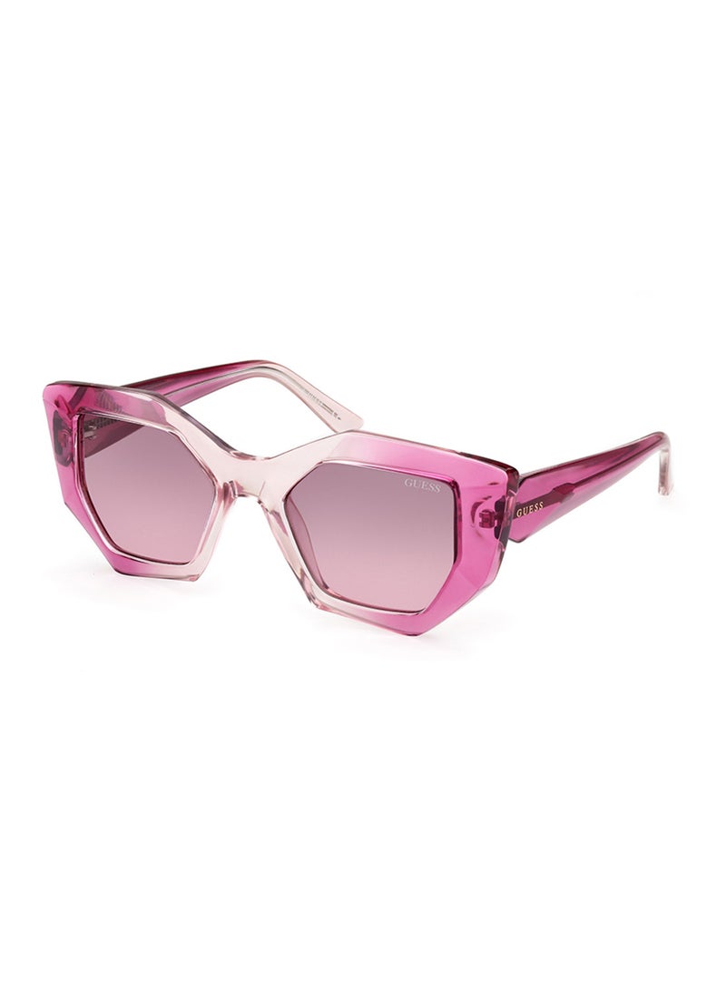 GUESS Women's UV Protection Asymmetrical Shape Sunglasses - GU789777T50 - Lens Size: 50 Mm - Image 1