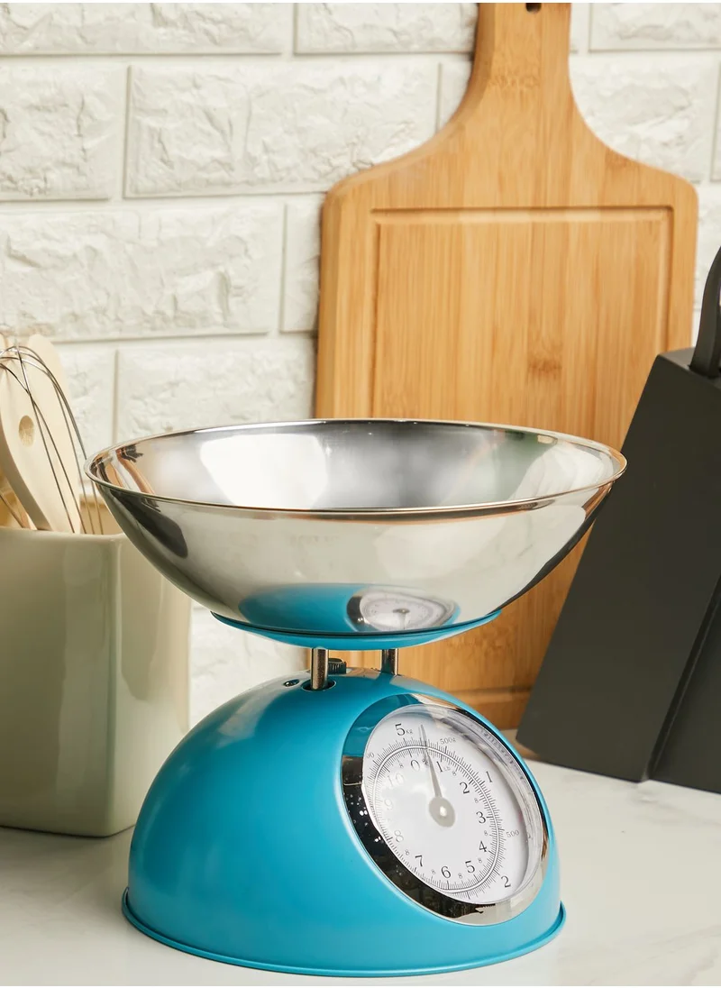 Premier Blue Stainless Steel Bowl Kitchen Scale 5Kg