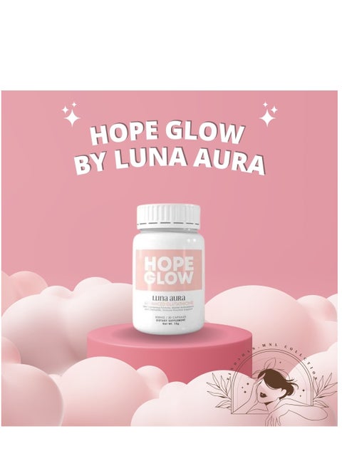 glutathione reductase uses nadph to reduce gssg to gsh reaction Luna Aura HOPE GLOW Advance Glutathione Capsules Classic, Super Biggie,  Super Minnie, Skin Pro by Zamurra main image 0