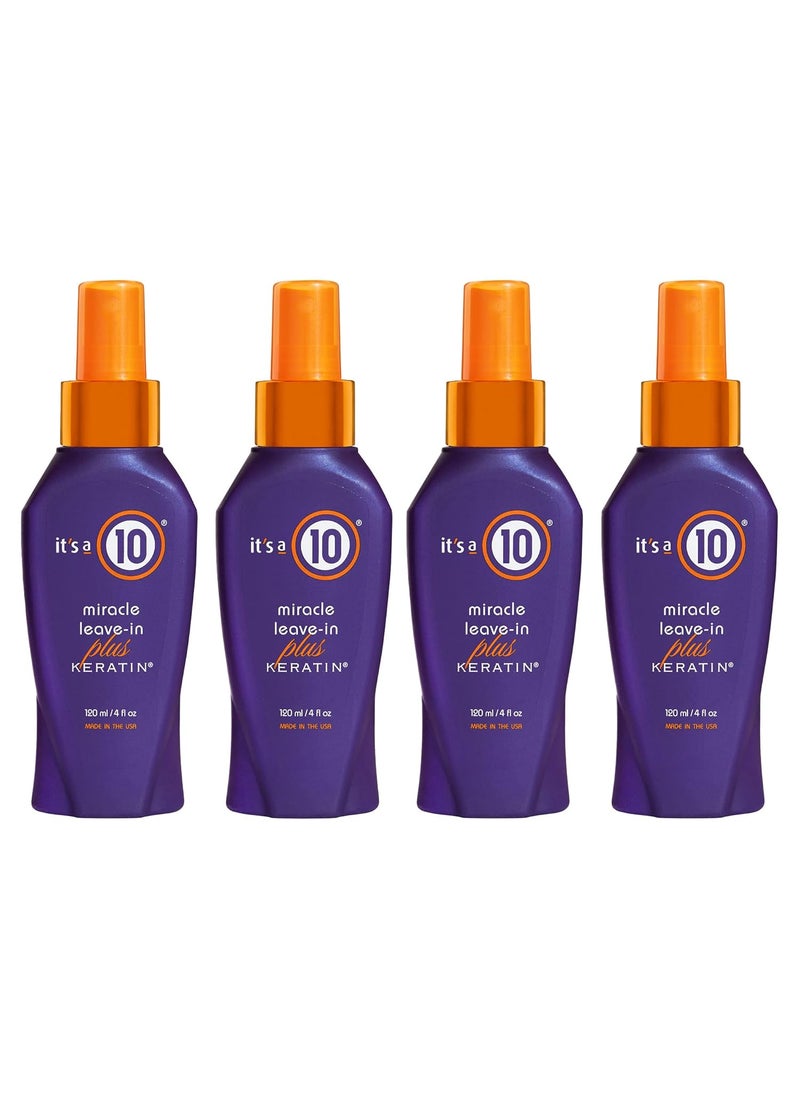 It's a 10 Haircare - Its a 10 Haircare Miracle LeaveIn Plus Keratin Spray 4 fl oz Pack of 4 - Image 1