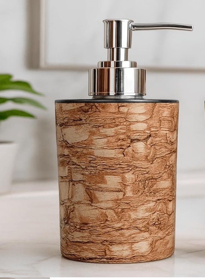 Bigining™ Liquid Soap/Liquid/Shampoo/Hand wash/Sanitizer/Lotion Dispenser Bottle for Kitchen, Wash-Basin and Bathroom 300 ml Dispenser(Pack of 2, Brown) - Image 3