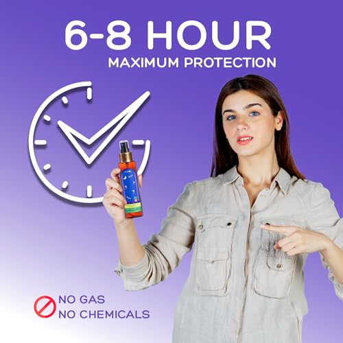 PHOOL LUXURY INCENSE Mosquito Repellent Room Spray I 120 ml|DEET-free|Babies & Mother safe|Protective Shield Against Mosquitos|Extended protection for upto 6+ hours|Scent of Rosemary & Lavender - Image 4