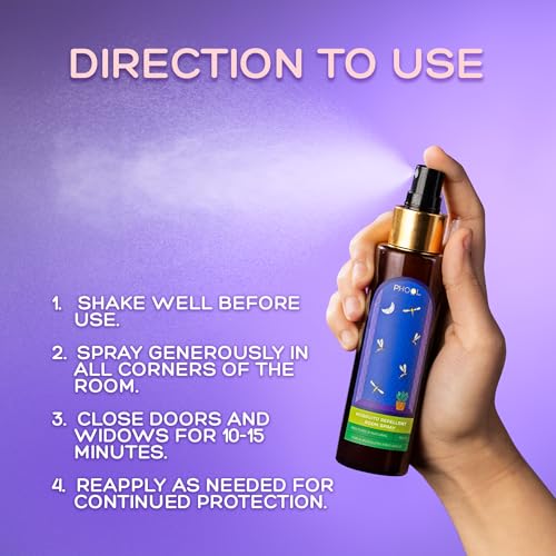 PHOOL LUXURY INCENSE Mosquito Repellent Room Spray I 120 ml|DEET-free|Babies & Mother safe|Protective Shield Against Mosquitos|Extended protection for upto 6+ hours|Scent of Rosemary & Lavender - Image 5