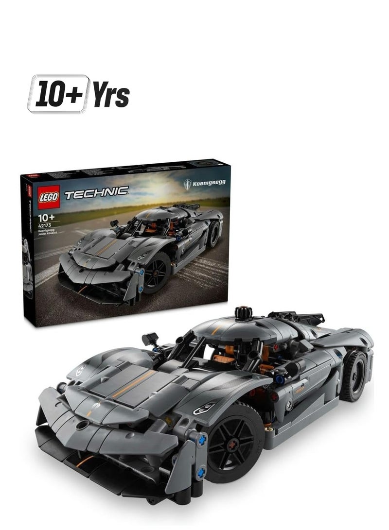 LEGO Technic Koenigsegg Jesko Absolut Grey Hypercar 42173 - Image 1