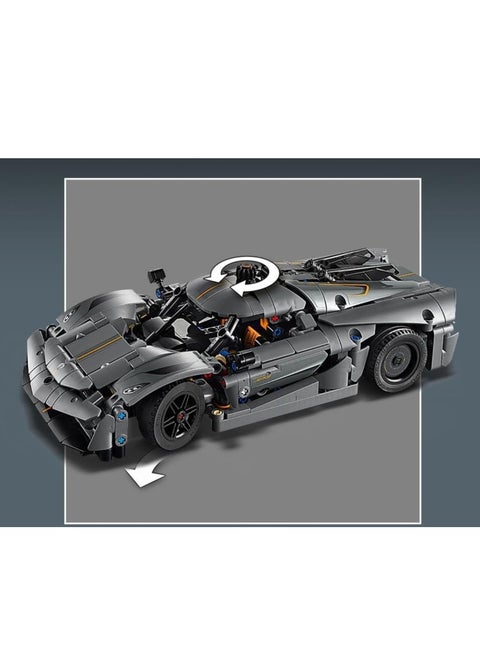 LEGO LEGO Technic Koenigsegg Jesko Absolut Grey Hypercar 42173